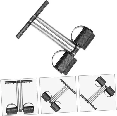 Image de Zitunit élastique, corde de traction, résistance élastique, pédale, pour les abdominaux, appareil d'entraînement pour les jambes, fitness, à domicile