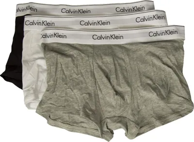 Immagine prodotto di Boxer uomo CK CALVIN KLEIN confezione 3pezzi elastico a vista cotone elasticizzato articolo NB2380A TRUNK 3PK, XL, Cotone 95%,Spandex 5%