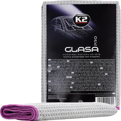 Produktbild von K2 GLASA PRO Waffel-Mikrofaser für Fenster