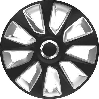 Zdjęcie produktu dla Versaco Poklice Stratos RC czarny/srebrny 16" sada 4ks