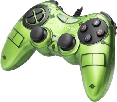 Obrázek produktu pro Esperanza Gamepad PC USB Fighter Zelená