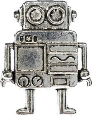 Produktbild von Roboter Ring Miniblings Fingerring Roboterring Steampunk Maschine Computer Scifi