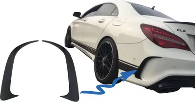 Immagine prodotto di Splitter posteriore laterale per Mercedes CLA W117 C117 X117 13-18 A45 Look.
