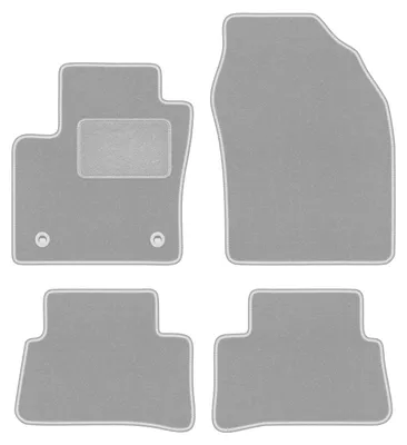 Produktbild von Fußmatten Automatten Velours Grau für Toyota C-Hr II 2024- Set 4-tlg