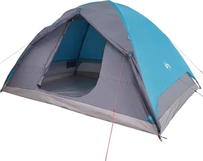 Produktbild von vidaXL Kuppel-Campingzelt 6 Personen Blau Wasserdicht