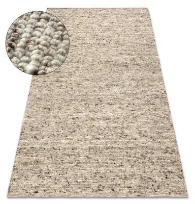 Image de Tapis NEPAL 2100 sand, beige - laine, double face, naturel beige 60x100 cm