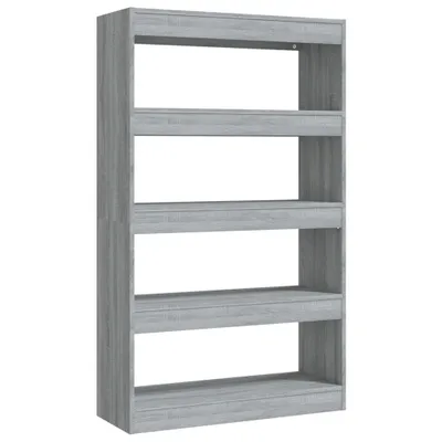 Obrázek produktu pro vidaXL Regál / rozdělovač místností Grey Sonoma 80x30x135 cm výrobek ze dřeva