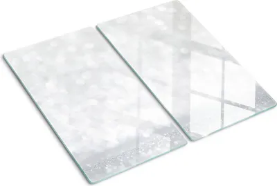 Obrázok produktu pre Sklenená ochranná doska – Kryt varnej dosky – Kryt na indukčnú dosku – 2x30x52 cm – Rýchle čistenie – Tvrdené sklo – Maličkosti