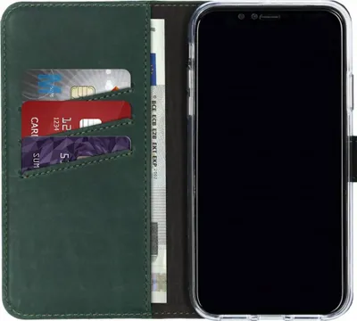 Zdjęcie produktu dla Selencia Etui z prawdziwej skóry dla Apple iPhone Xr - Zielony
