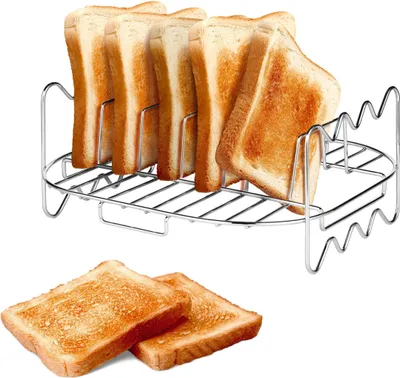 Produktbild von TESLA AirCook QB555 Fritteusenzubehör mit Grillplatte und 3 Spießen für Heißluftfritteusen