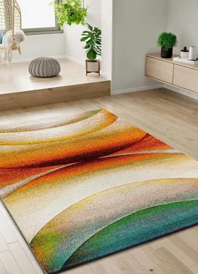 Produktbild von ATTICGO Kurzflorteppich LIBET Abstrakt in Mehrfarbig, 160x230 cm