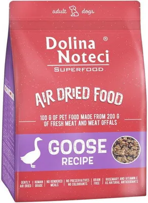 Zdjęcie produktu dla Dolina Noteci Superfood danie z gęsi karma suszona dla psa 1 kg