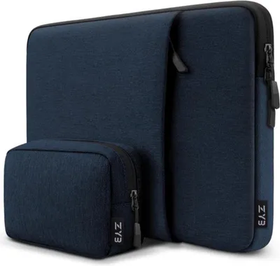 Produktbild von Laptoptasche, 16-Zoll-Hülle, stoßfest, wasserdicht, Laptop-Hülle, PC-Tasche, Notebook-Schutzhülle, für 16 Zoll – Blau