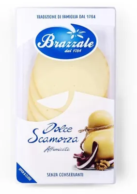Image de Scamorza fumée en tranches, 80 g, marque Brazzale