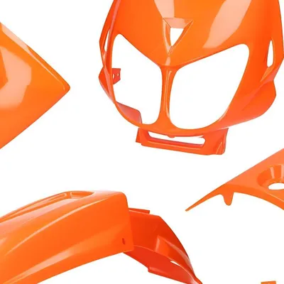 Obrázok produktu pre Oranžová sada kapotáže pre Derbi Senda R, SM X-Treme, SM DRD