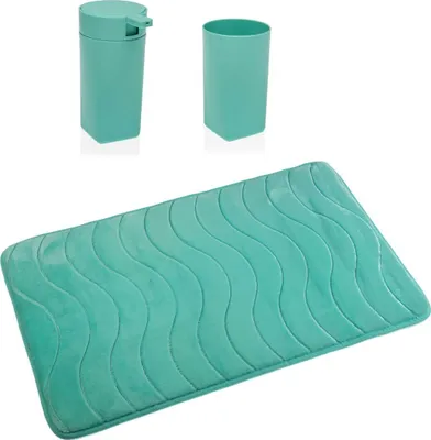 Obrázok produktu pre Kúpeľňová súprava Versa Blue Polypropylén 45 x 2 x 75 cm Moderné