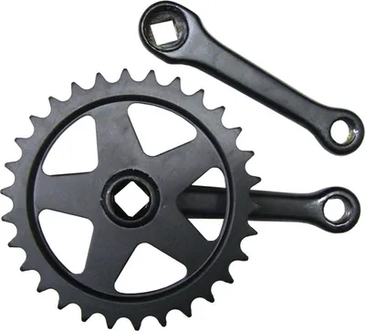 Immagine prodotto di Guarnitura Mijnen Pieper acciaio nero 100 mm, 30 denti, quadrata