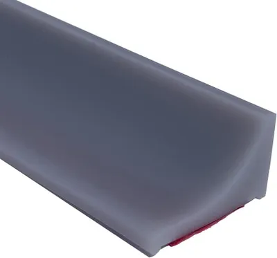 Obrázek produktu pro Sprchová zábrana z pružného šedého silikonu, 2 m, protiskluzová sprchová zábrana, samolepicí kaučuková zábrana, sprchová zábrana, sprchová zástěna do koupelny, ohebný systém sprchových zábran a upevňovací systém pro sprchy typu „l'italienne“, koupelna, kuchyně