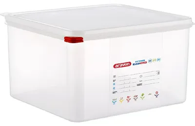 Obrázok produktu pre Gastronádoba s vekom, séria Araven, polypropylén, Gn 2/3, 325X354X200 mm