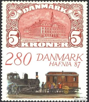 Produktbild von Briefmarken Dänemark 1987 Mi 900 (kompl.Ausg.) postfrisch HAFNIA87 IV