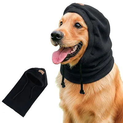Immagine prodotto di Protezione per il collo del cane - Antivento - Nero - Taglia L