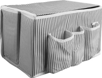 Produktbild von Bestlivings Aufbewahrungsbox faltbar 35cm x 22cm x 22cm, Ordnungsbox, Schubladen Organizer, Aufbewahrungskorb Vlies, Ordnungssystem, stabile Box