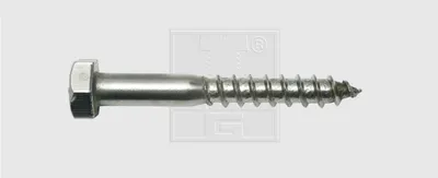 Produktbild von SWG Sechskant-Holzschraube DIN 571 8 x 100 mm A2 SW13 25 Stück