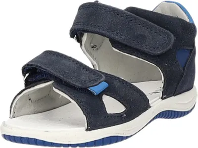 Produktbild von BOXX Kids Kinder-Minilette-Sandalette Blau-Weiß, Farbe:blau, EU Größe:25