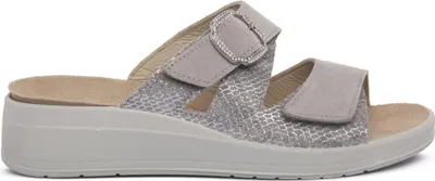 Produktbild von Grünland Damen Flipflops Grau mit Schnallen CE0464GRIGIO