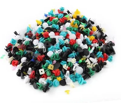 Produktbild von Auto-Plastikhalter für diverse Fahrzeugteile - 500 Stück - verschiedene Größen und Arten - für Fahrzeugverkleidungen und Stoßfänger