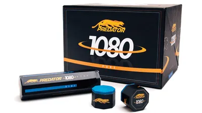Produktbild von Predator Billard Kreide 1080 Pure -  Kreide 100 Stück (20 x5er-Pack) Blau