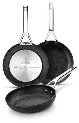 Produktbild von MONIX Mineral | Set Bratpfannen 18-22-26 cm, Geschmiedetes Aluminium