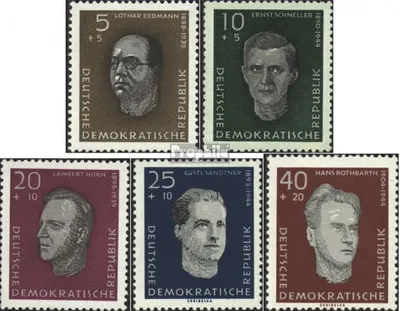 Produktbild von Briefmarken DDR 1960 Mi 752-756 (kompl.Ausg.) postfrisch Nationale Gedenkstätte Sachsenhausen