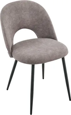 Obrázok produktu pre Stolička HOMLA TRIVIO v sivej látke 49x57x78 cm