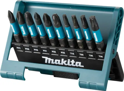 Obrázek produktu pro Makita E-12011 Rázová černá sada bitů 10 ks