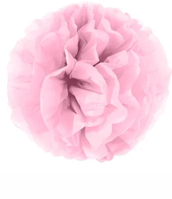 Produktbild von Pompom-Hängedeko Dekoball rosa 35cm - Einheitsgröße