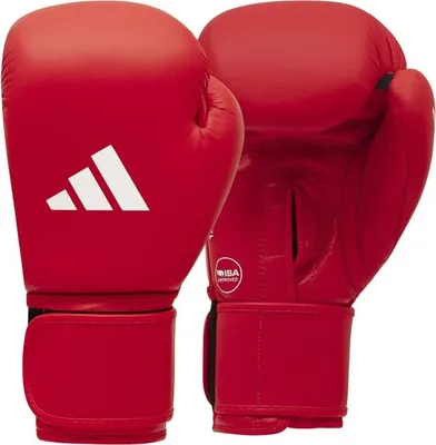 Produktbild von IBA genehmigte adidas Turnier Boxhandschuhe rot Pullunder adidas Größe: 12 oz,
