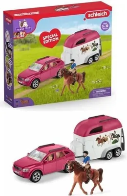 Produktbild von Schleich Horse Club SUV mit AnhÃ ¤ nger, Spielfahrzeug