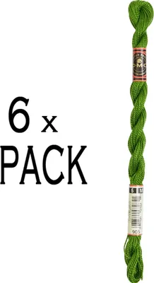 Produktbild von 6 Stück DMC Stickgarn, zum Abstecken, Stärke 5, 15 m, Artikelnummer 115ar/5-905