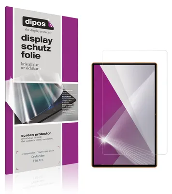 Produktbild von 2x Schutzfolie für Crelander T70 Pro klar Displayschutzfolie Folie Display Schutz dipos