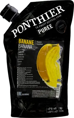 Produktbild von Food-United BANANEN PÜREE Frucht-Püree von Ponthier 4x 1KG