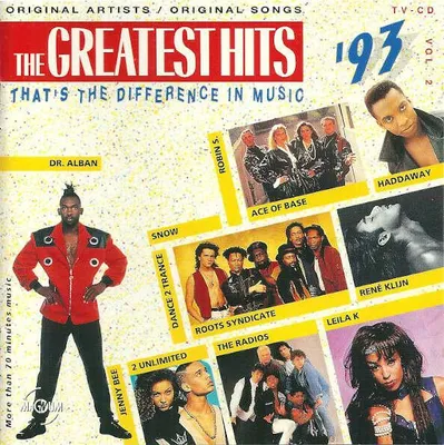 Zdjęcie produktu dla V/A - The Greatest Hits 93 - Vol.2
