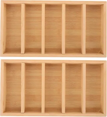 Produktbild von Aufbewahrungsbox für Brillen, 2 Stück, Khaki, mit 5 Fächern – Brillenständer für Sonnenbrillen und Brillen zur Präsentation im Schaufenster und Einzelhandel während der Sommerferien