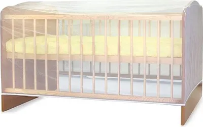 Image de Lorelli Moustiquaire Moustiquaire pour lit bébé 120 x 60 cm fixation élastique transparent