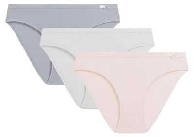 Zdjęcie produktu dla Damskie majtki sportowe, zestaw 3 sztuk, kolor Atlantic, bawełna, idealne dopasowanie, wielokolorowe, rozmiar L