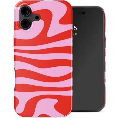 Produktbild von Selencia Vivid Back Cover iPhone 16 - Dream Swirl Pink