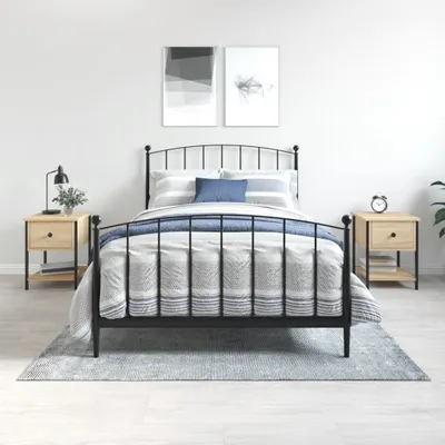 Obrázek produktu pro vidaXL Noční stolky 2 ks dub Sonoma 34x35,5x45 cm výrobek ze dřeva
