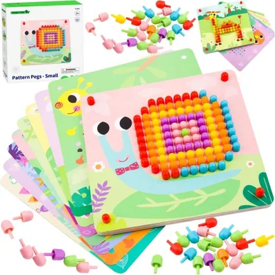 Zdjęcie produktu dla TOOKY TOY Układanka z Pinezkami Kołki Wpinaczka