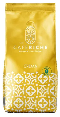 Produktbild von Cafe Riche Koffiebonen Crema 1000g – Aromatische Kaffeebohnen für Espresso & Crema