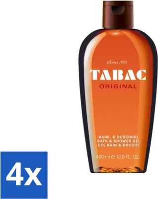 Immagine prodotto di Tabac Original - Gel doccia - Detergente delicato - 400 ml - Confezione risparmio - 4 pezzi